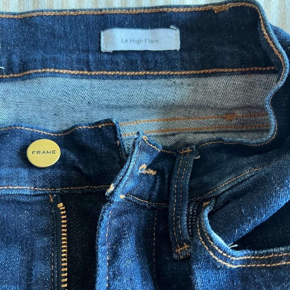 Frame Le High Flare Jeans Size 27
